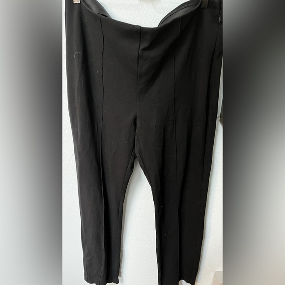 Chico's Pants - Chico's Black Straight Leg Pants Size 3 (Large)